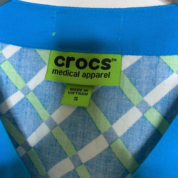 Crocs Diamond Design Scrub Top New with Tag Size Small - Picture 10 of 13